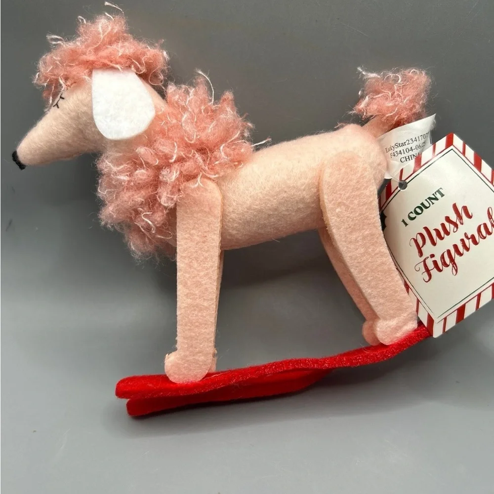Target Bullseye Playground Pink Poodle Rocking Horse Small Plush Figure 2025 NEW
